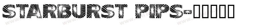 Starburst Pips字体转换